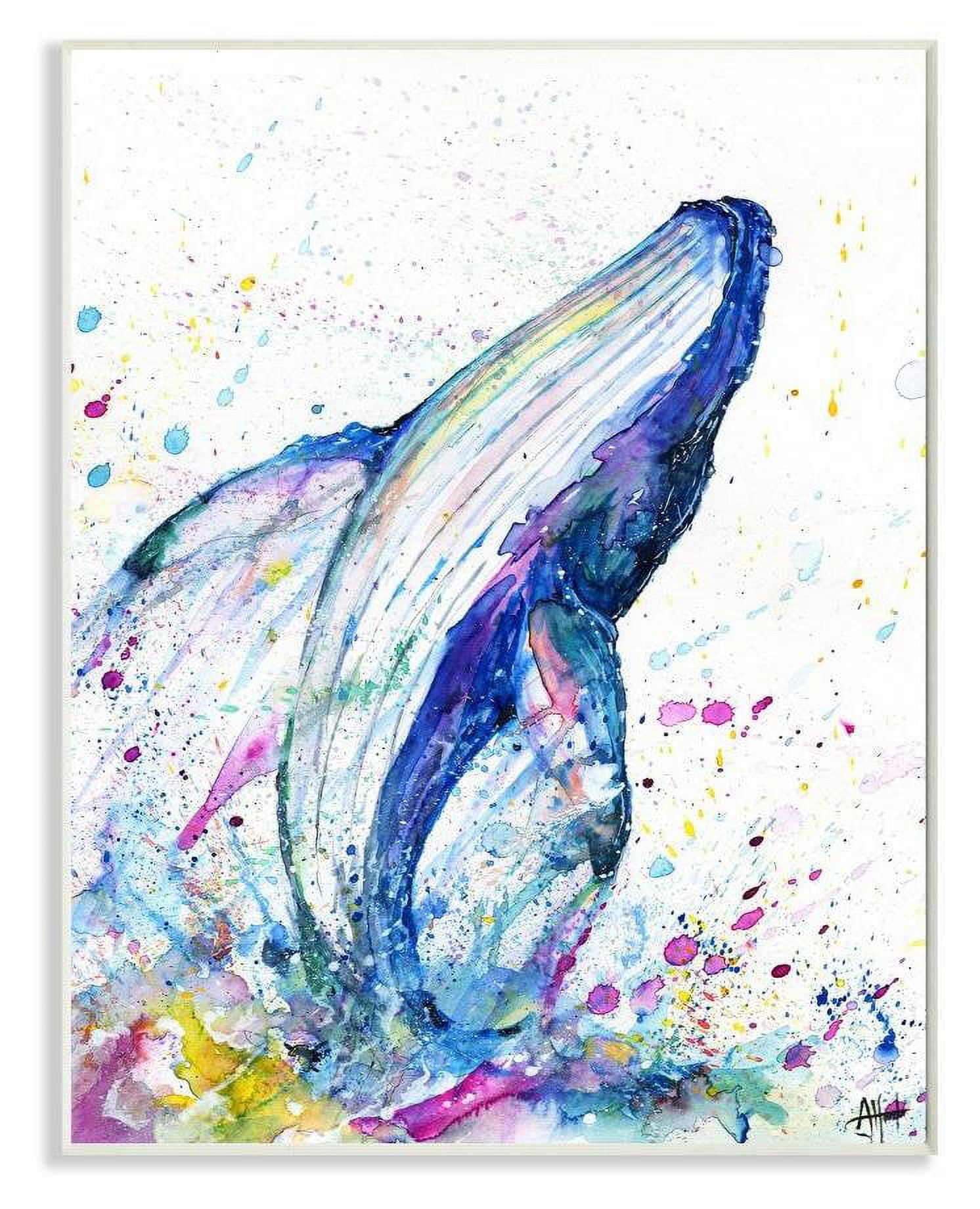 colorful whale