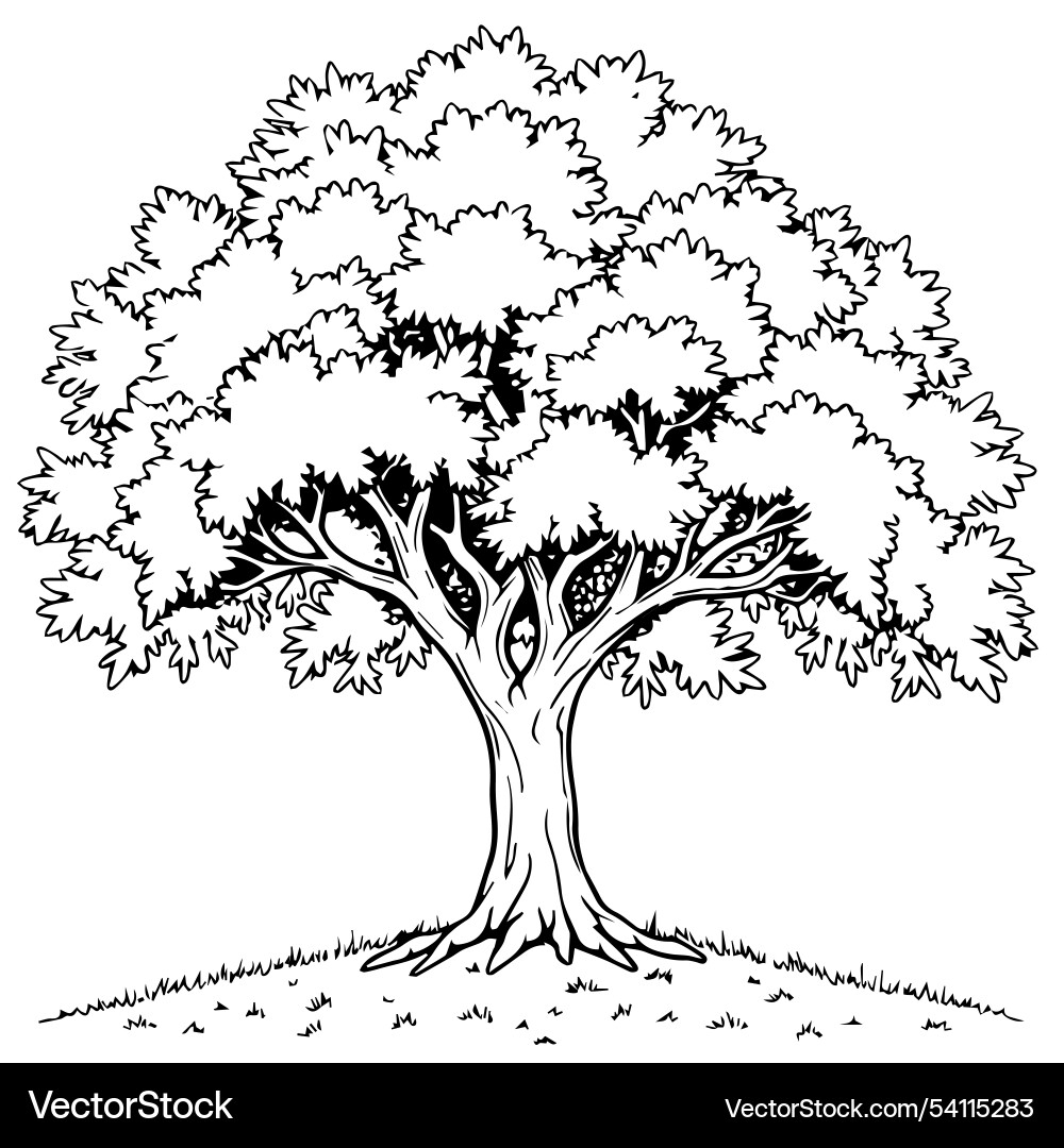 tree coloring template