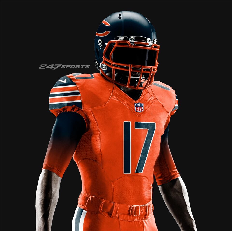 Taylor Gabriel Signed Highest Bears Color Rush
