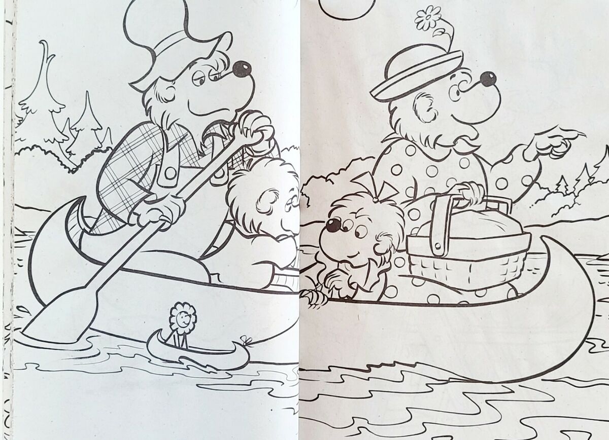 The Berenstain Bears Set Of 4 Coloring And Activity Books NEW EBay