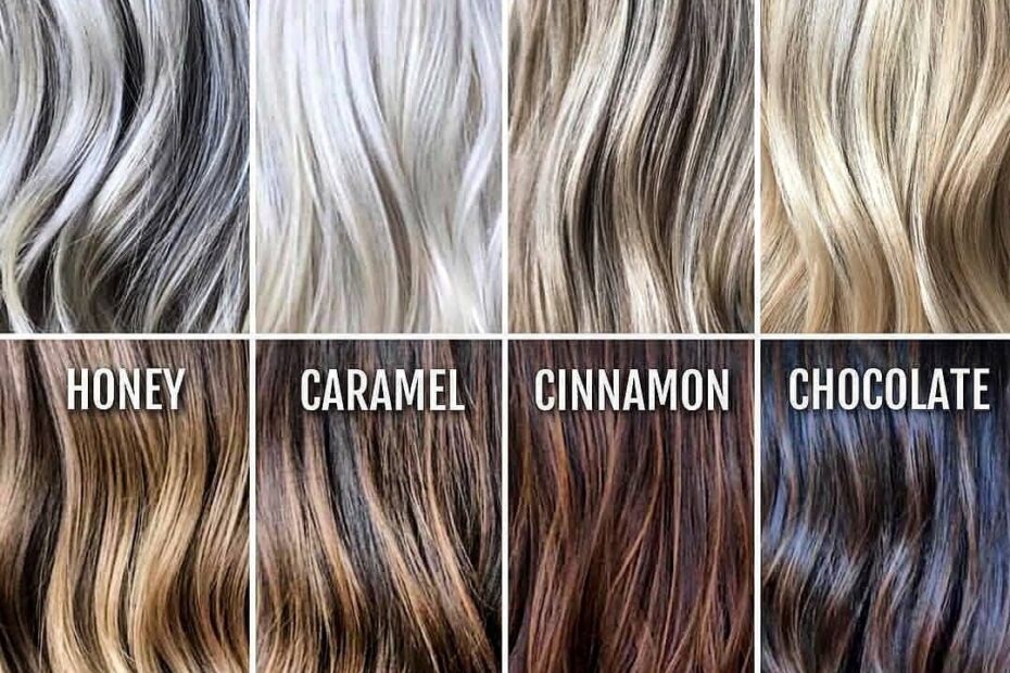 The Best Hair Color Chart With All Shades Of Blonde Brown Red