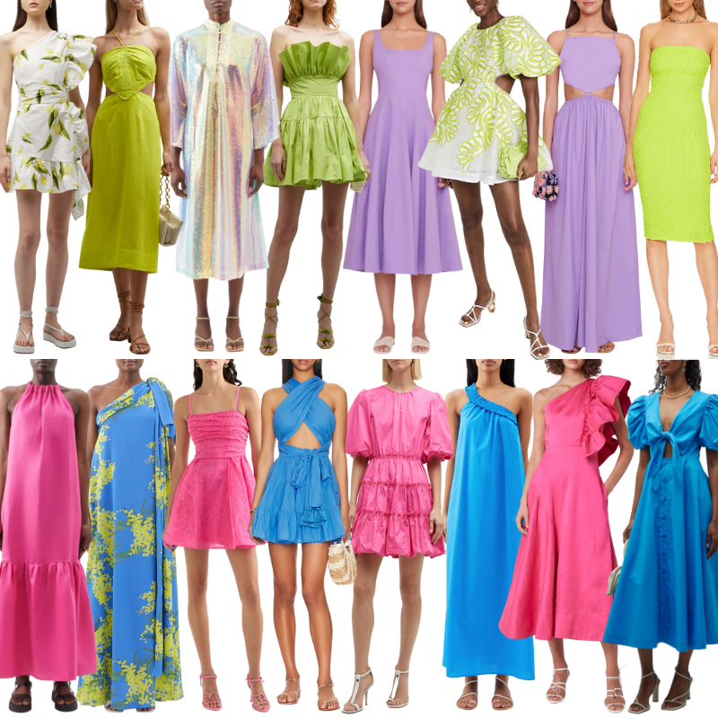 summer color dresses