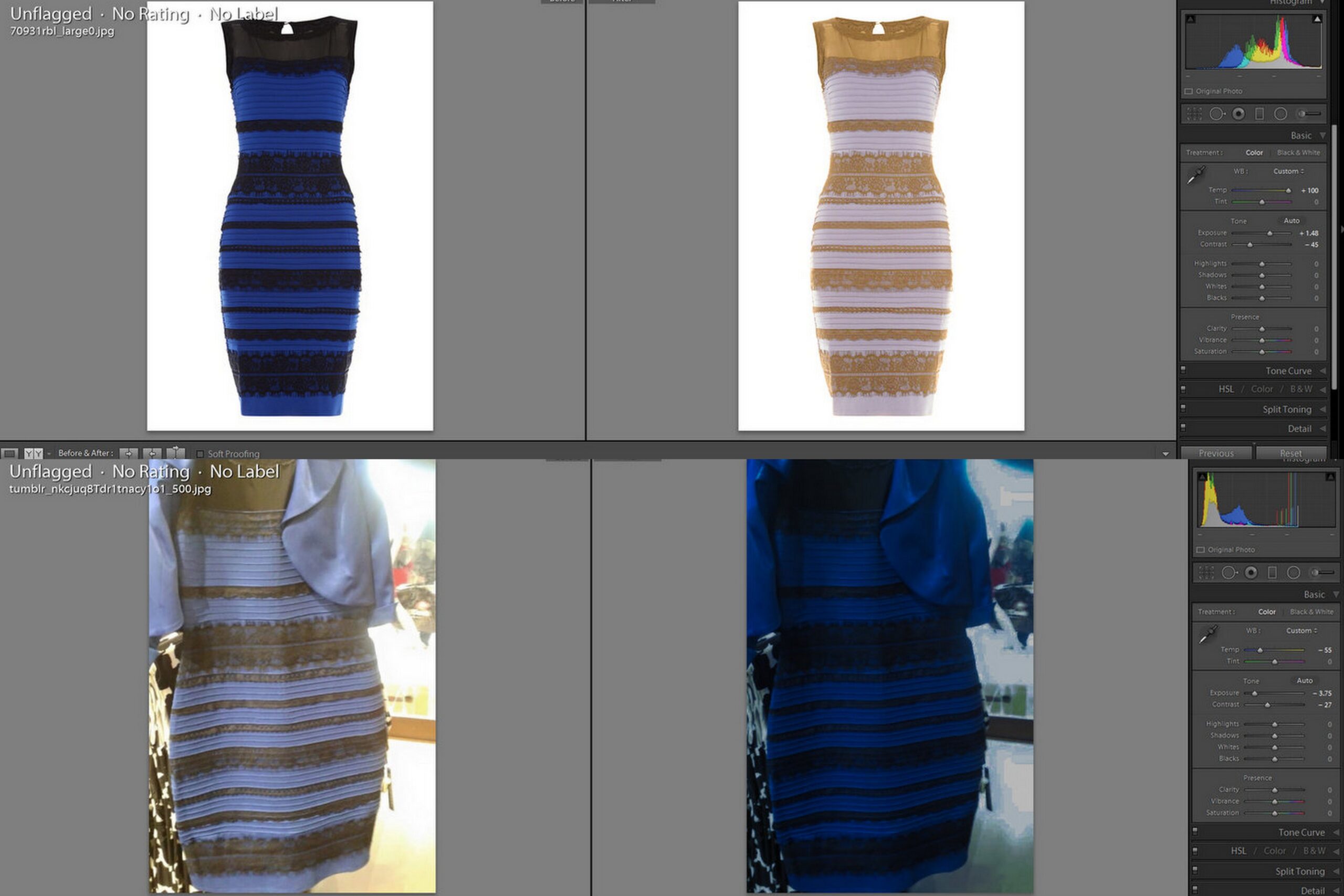 dress color meme