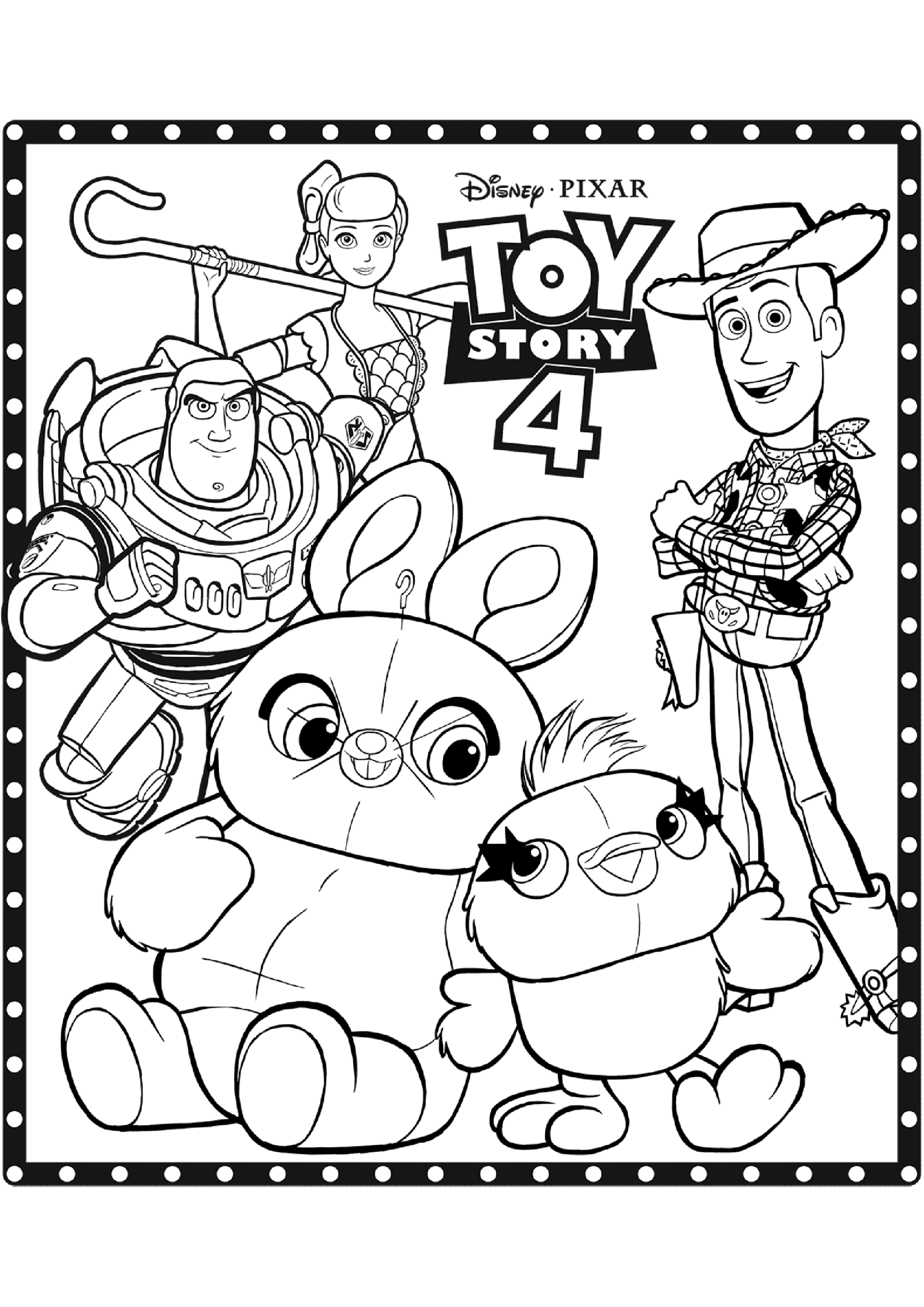 toy story pictures to color