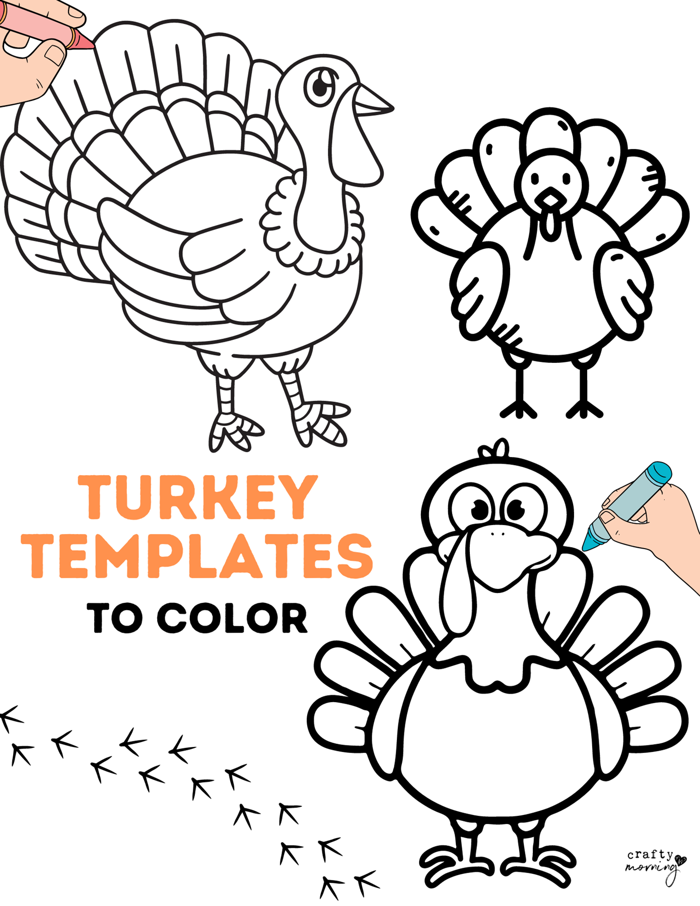 turkey pictures to color