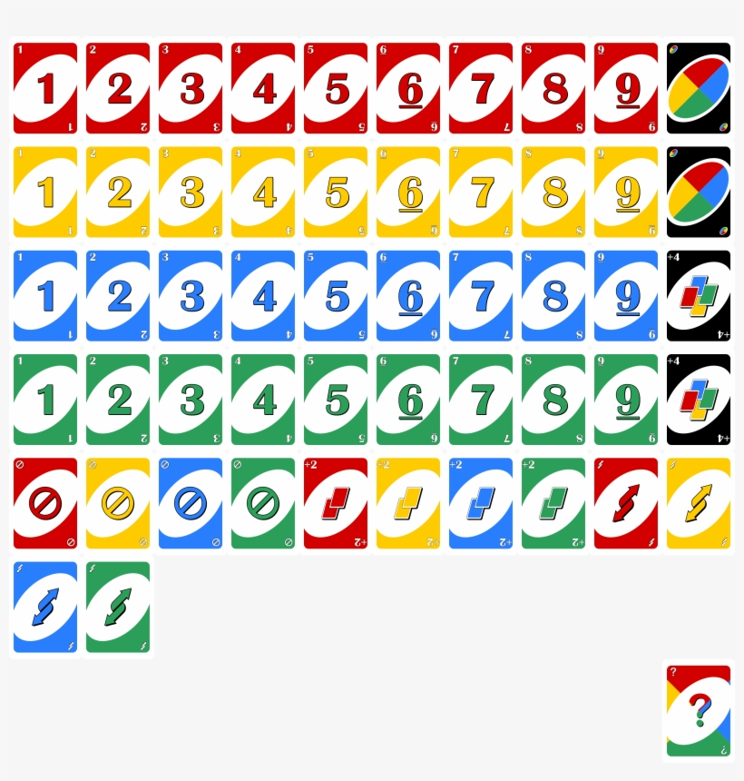 Uno front Uno Game Cards Template PNG Image Transparent PNG 