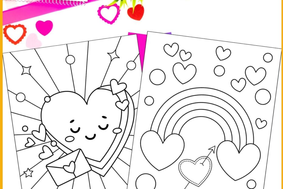 Valentines Day Coloring Pages Fun With Mama