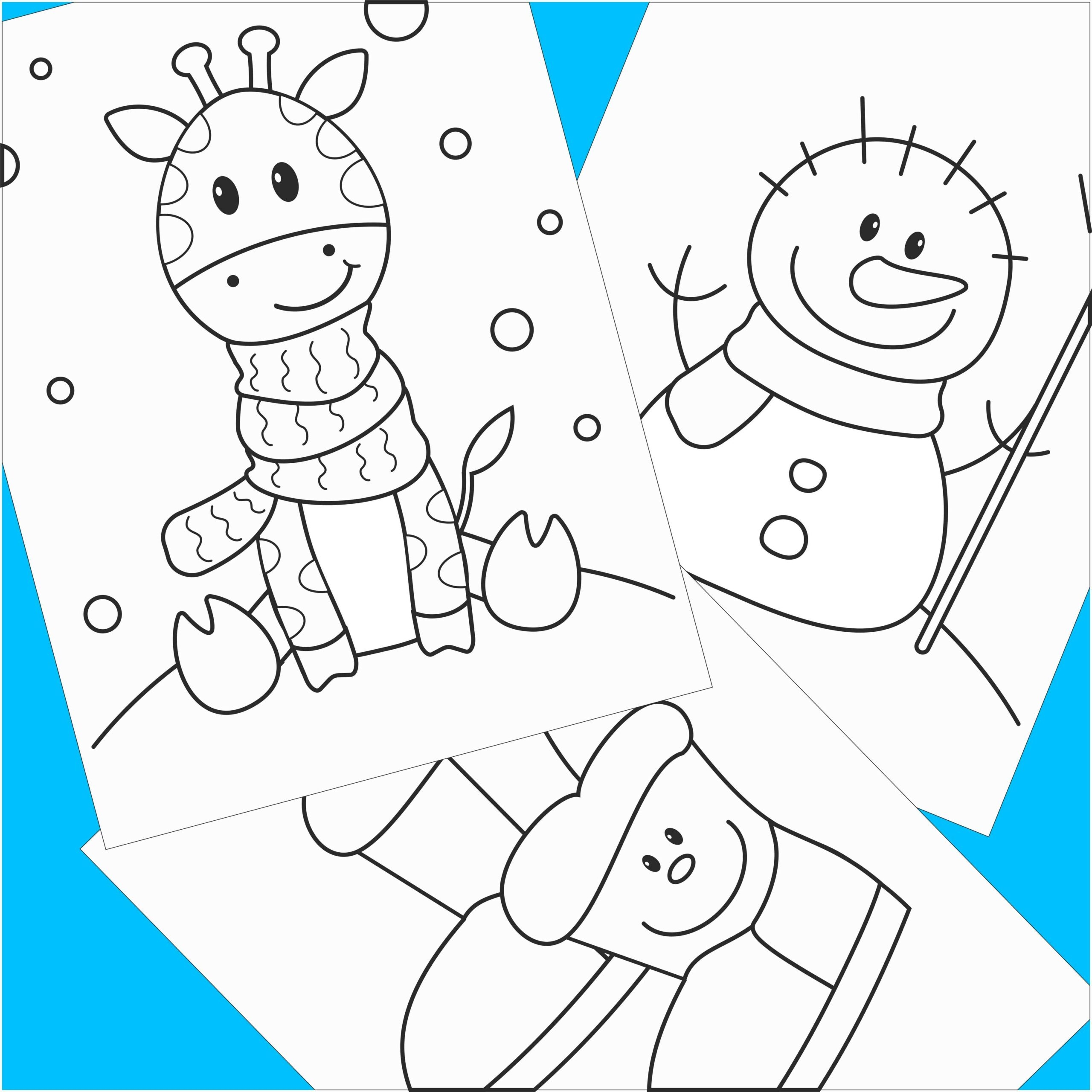 free printable winter coloring sheets