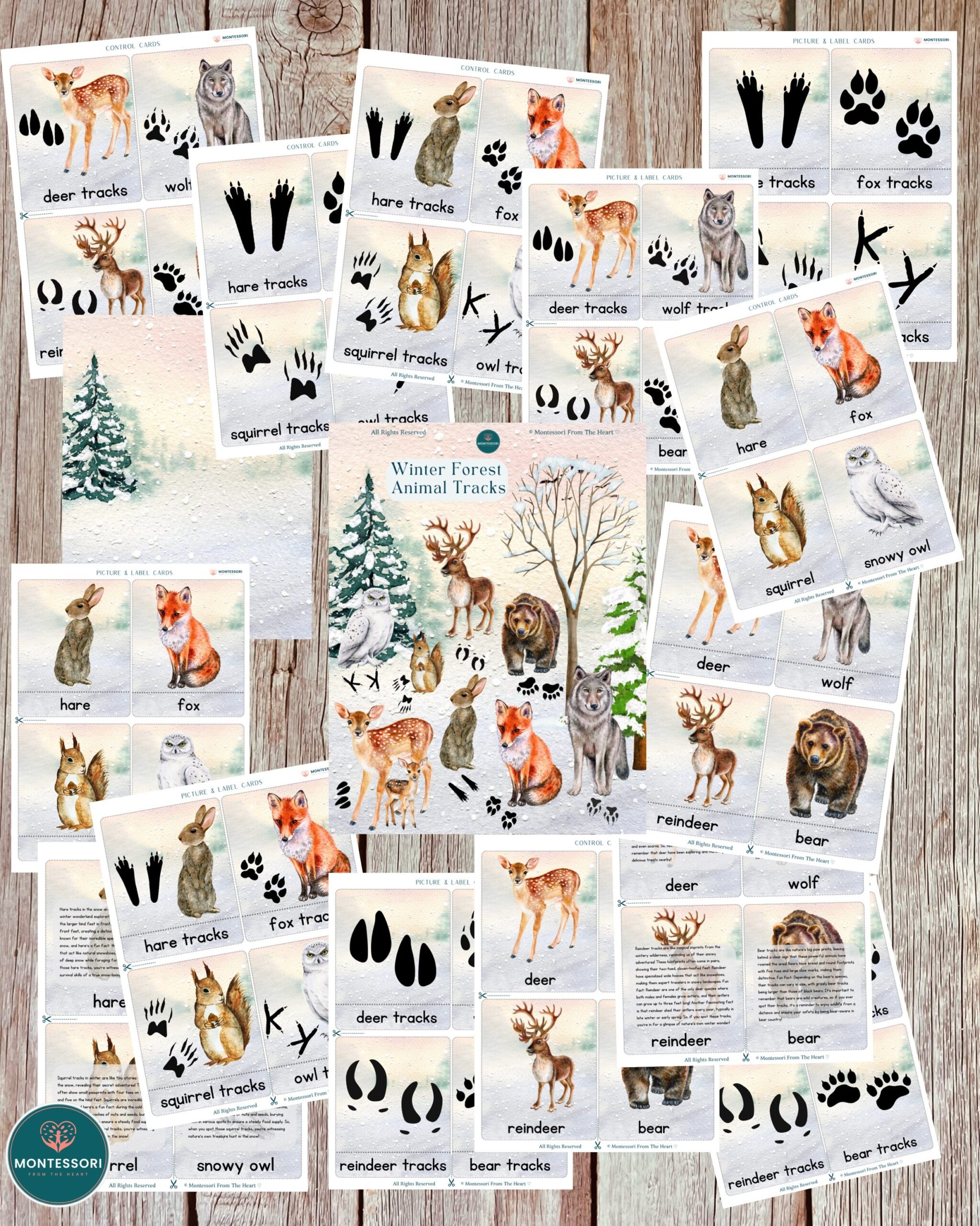printable animal tracks