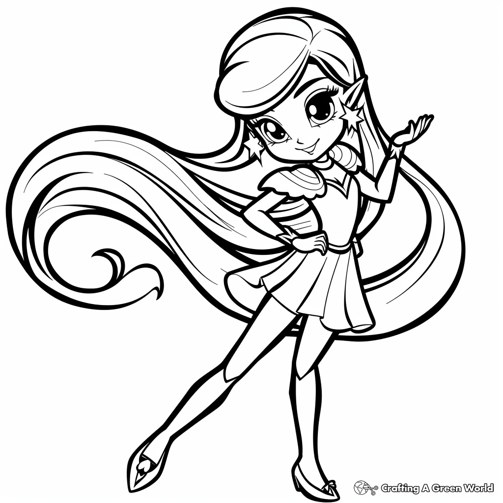 Winx Club Coloring Pages Free U0026 Printable 