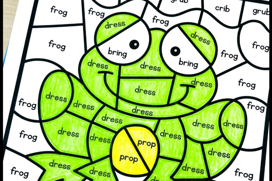 Word Work Coloring Pages Phonics Worksheets Decodables Made By Teachers