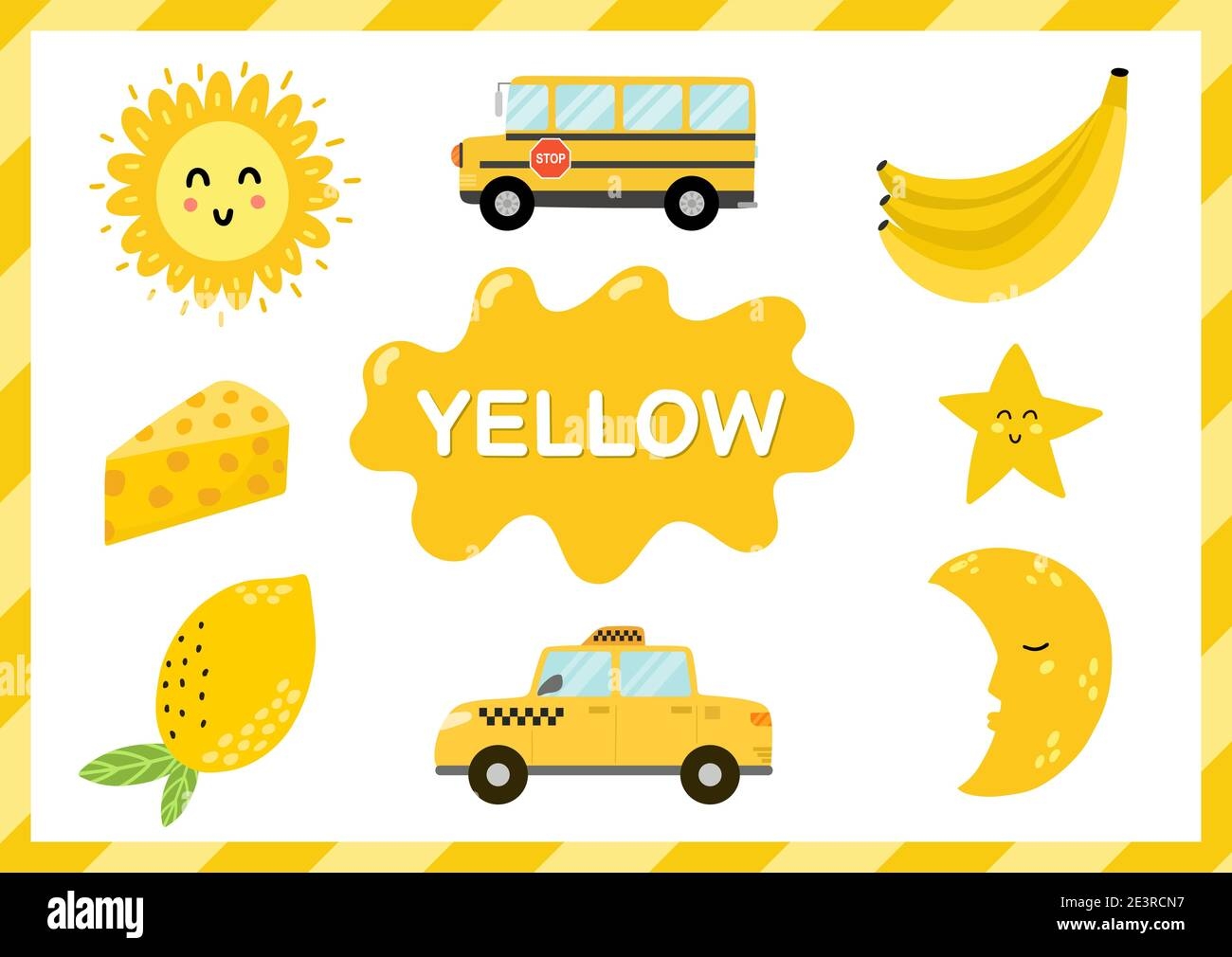 color yellow worksheet