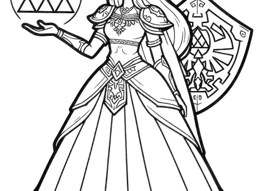 Zelda Coloring Pages 31 Sheets To Color For Fans